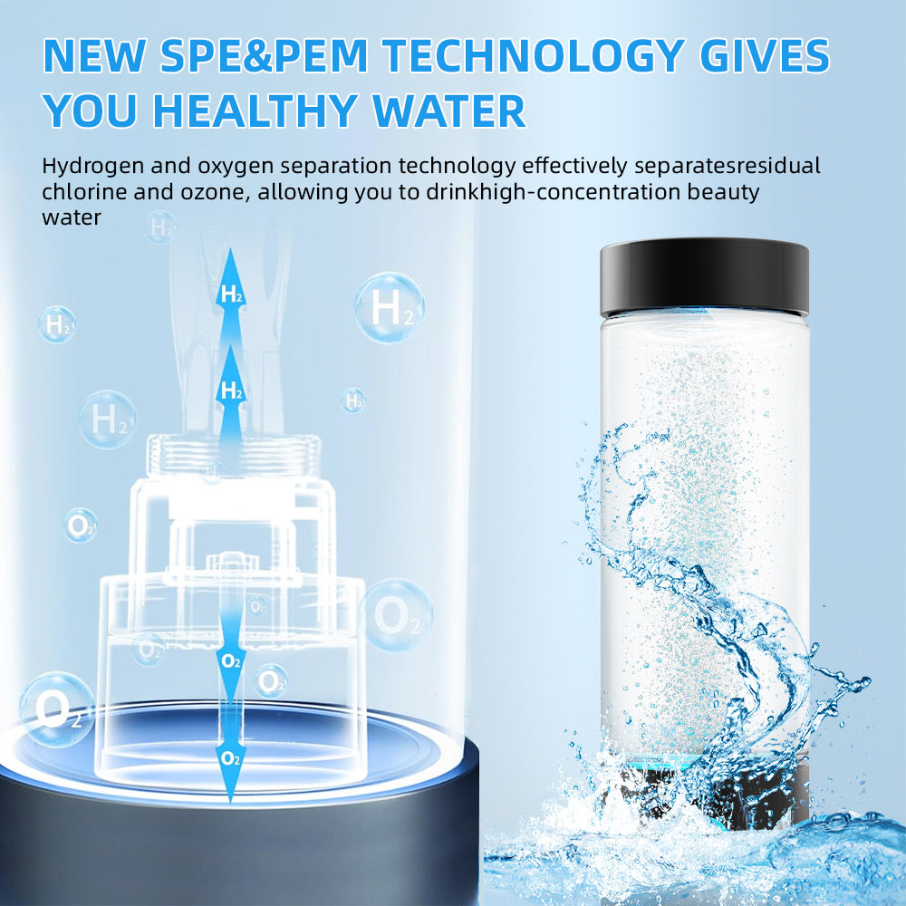 The Bubbled Hydrogen Water Bottle V2